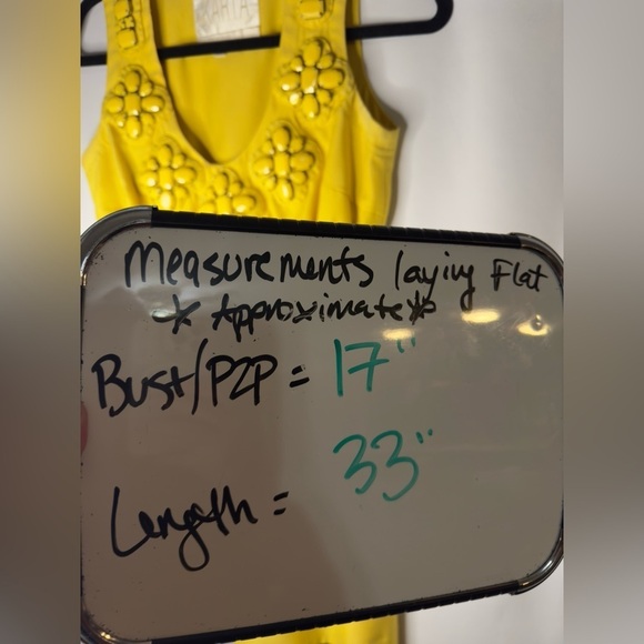 EUC KARTA Yellow Dress Size Small - Picture 2 of 8